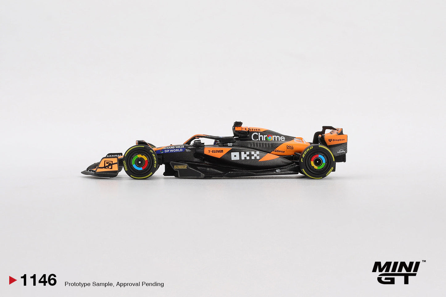 [PRÉCOMMANDE] - Mini GT - McLaren MCL38 #81 Oscar Piastri 2024 F1 2024 Vainqueur du GP de Hongrie - Échelle 1-64 MGT01146-L