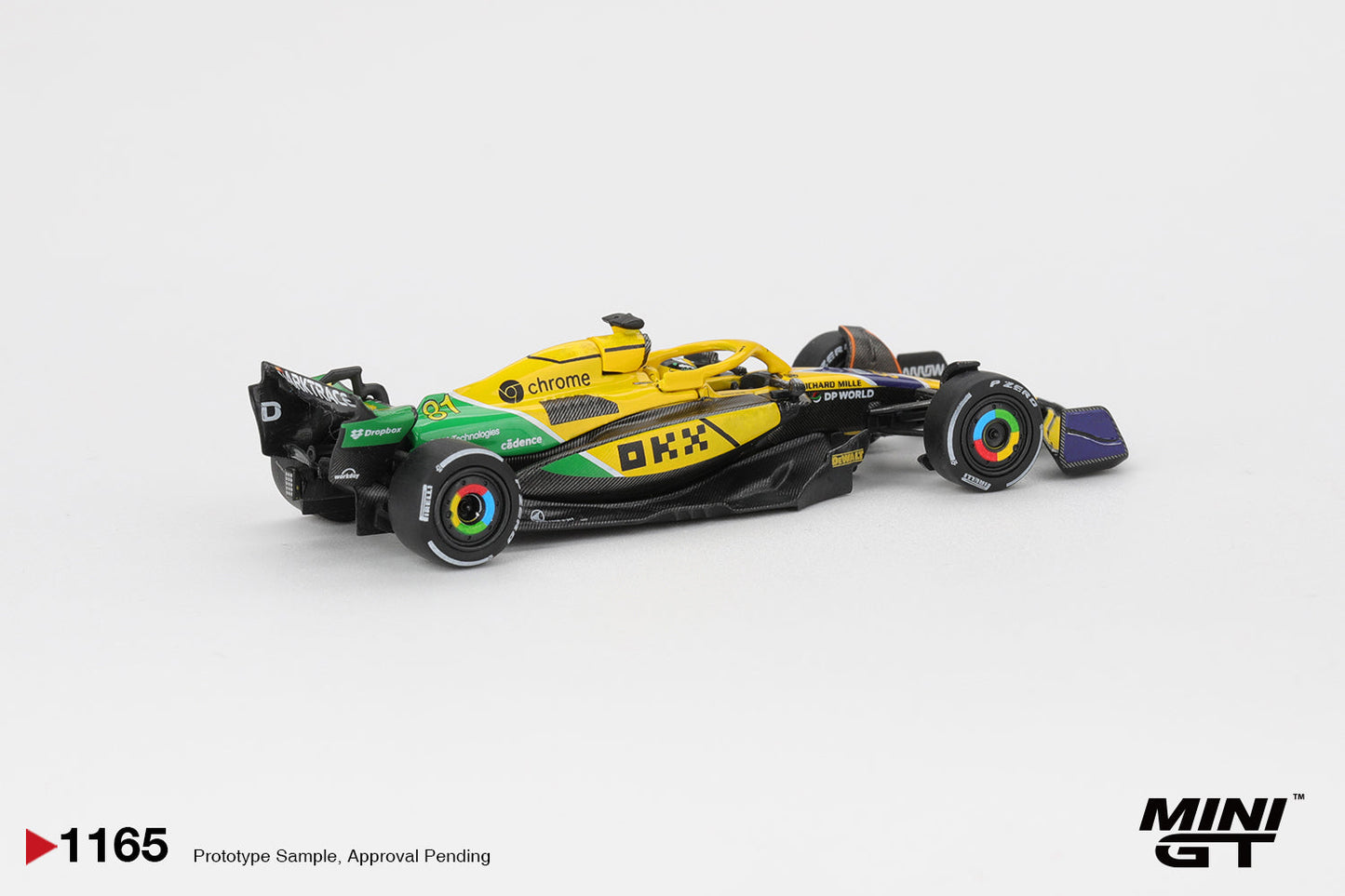 [PRE-ORDER] - Mini GT - McLaren MCL38 #81 Oscar Piastri 2024 F1 Monaco GP 2nd Place - Scala 1-64 MGT01165-L