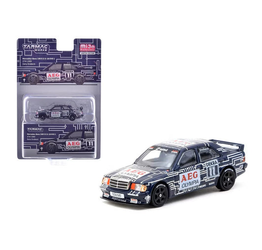 Tarmac Works - Mercedes-Benz 190 E 2.5-16 EVO 1 DTM 1989 Dany Snobeck MiJo Exclusives - Scala 1/64 T64G-057-89DTM11