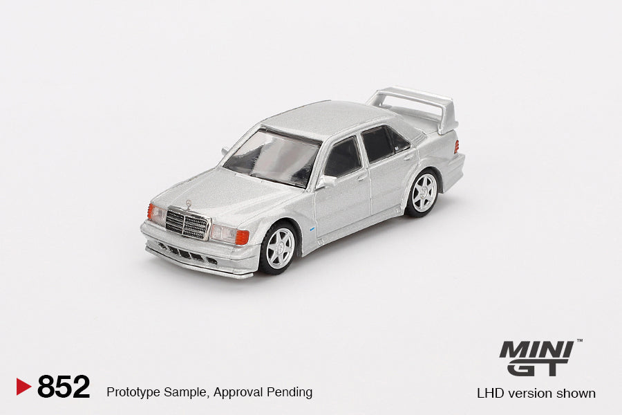 Mini GT - Mercedes-Benz 190E 2.5-16 Evolution II Astral Silver - Scala 1/64 MGT00852-L