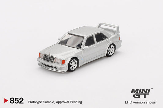 Mini GT - Mercedes-Benz 190E 2.5-16 Evolution II Astral Silver - Scala 1/64 MGT00852-L