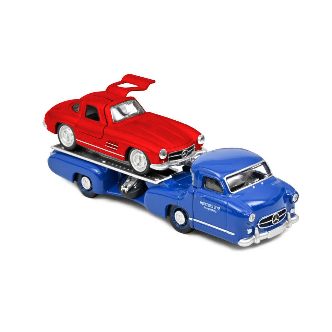Norev - Mercedes-Benz Renntransporter + Mercedes-Benz SL 1955 - Scala 1/64 Circa