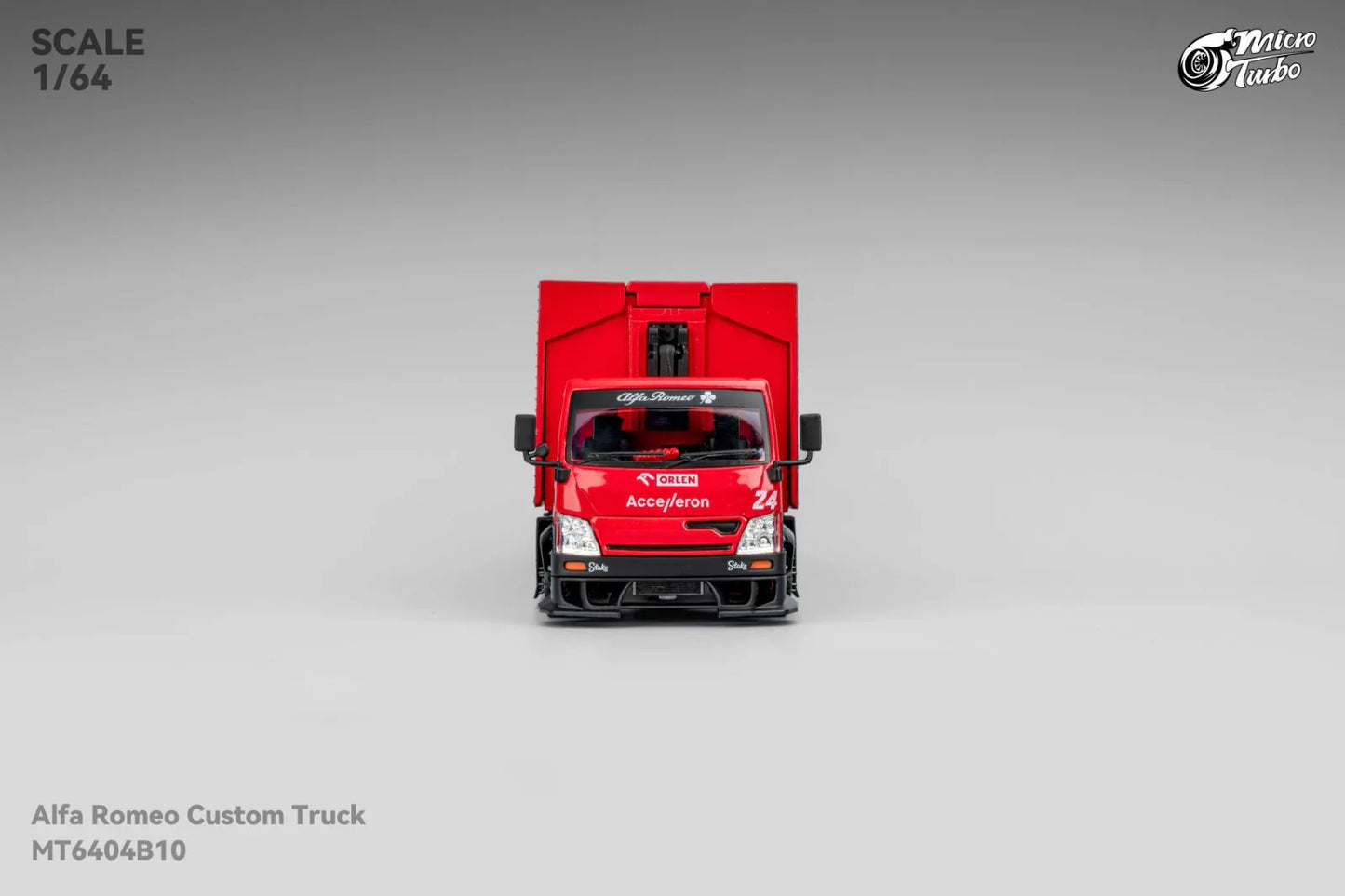 Microturbo - Custom Box Truck - Alfa Romeo Livery - Scala 1/64