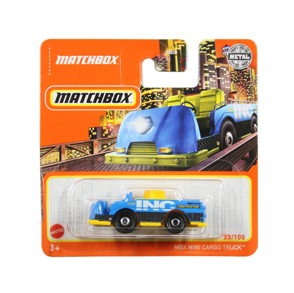 Matchbox - Mini Cargo Truck Blue #23 - Scale 1/64 Approx
