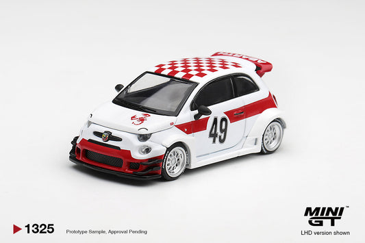 [PRE-ORDER] Mini GT - Abarth 595 LB-WORKS x Abas Works 1000 TC Tribute - Scala 1/64 MGT01325-L