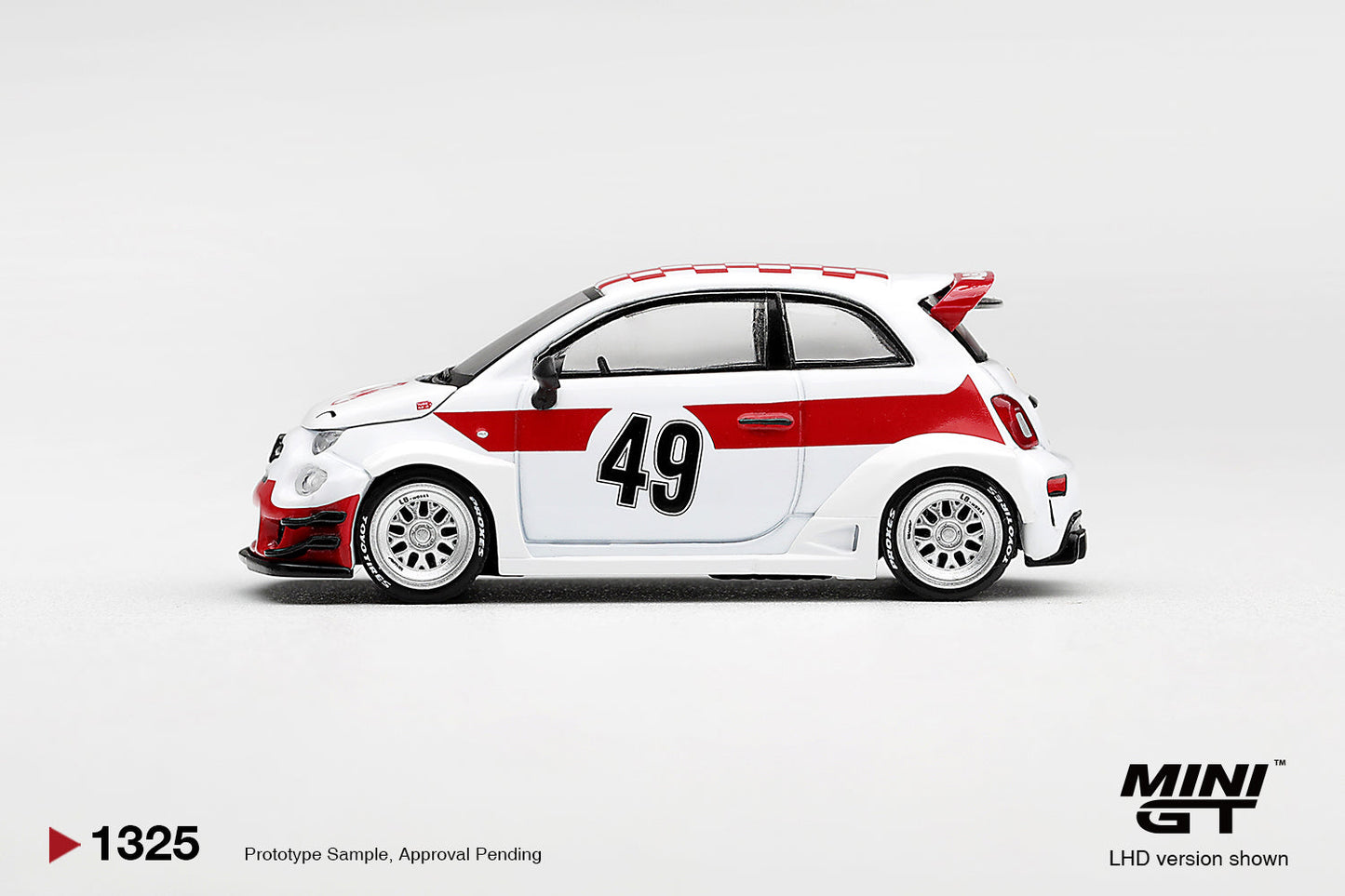[PRE-ORDER] Mini GT - Abarth 595 LB-WORKS x Abas Works 1000 TC Tribute - Scala 1/64 MGT01325-L