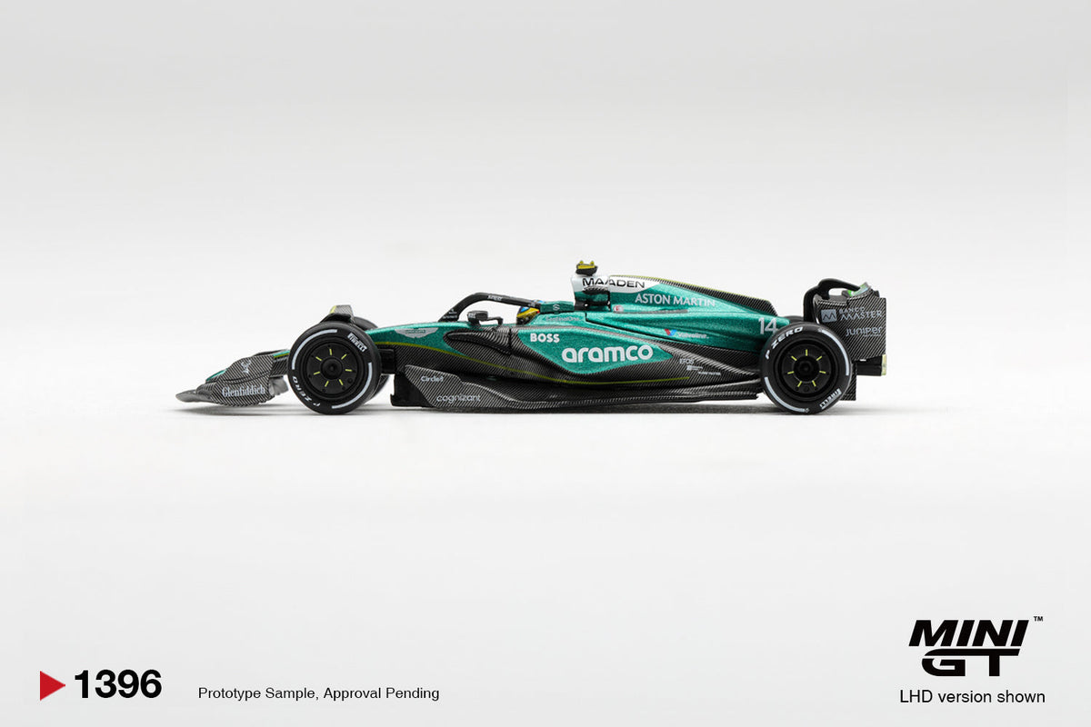[PRÉCOMMANDE] Mini GT - Aston Martin AMR24 #14 Fernando Alonso F1 Las Vegas GP 2024 - Échelle 1/64 MGT01396-L