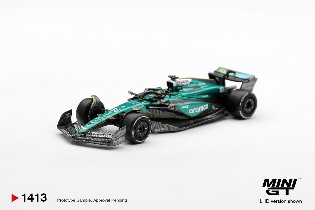 [PRE-ORDER] Mini GT - Aston Martin AMR24 #18 Lance Stroll F1 Las Vegas 2024 - 1/64 Scale MGT01413-L