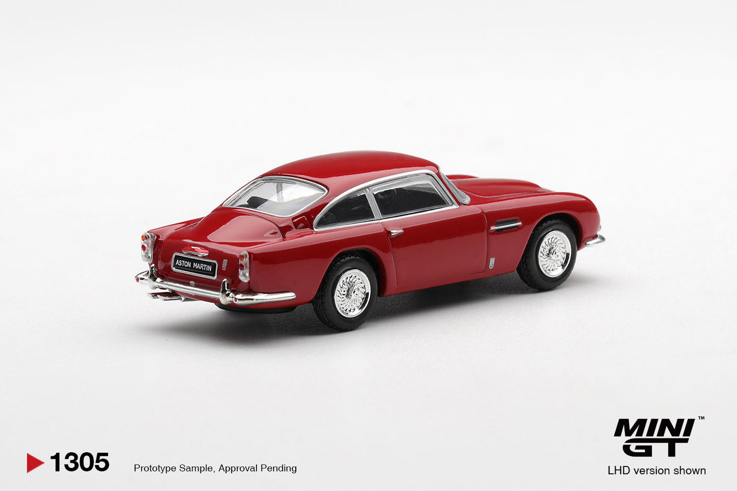 Mini GT - Aston Martin DB5 1965 Rouge Fiesta – Échelle 1/64 MGT01305-L