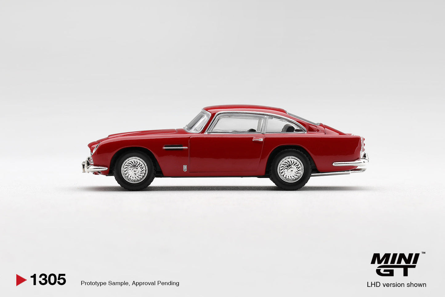 Mini GT - Aston Martin DB5 1965 Rouge Fiesta – Échelle 1/64 MGT01305-L