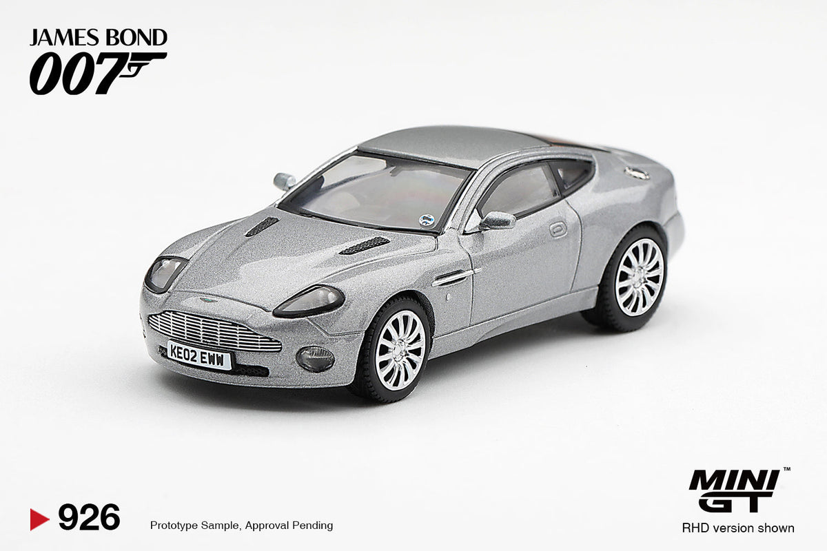 [PRE-ORDER] Mini GT - Aston Martin V12 Vanquish "Die Another Day" James Bond 007 movie 2002 - Scala 1/64 MGT00926-007G German Blister