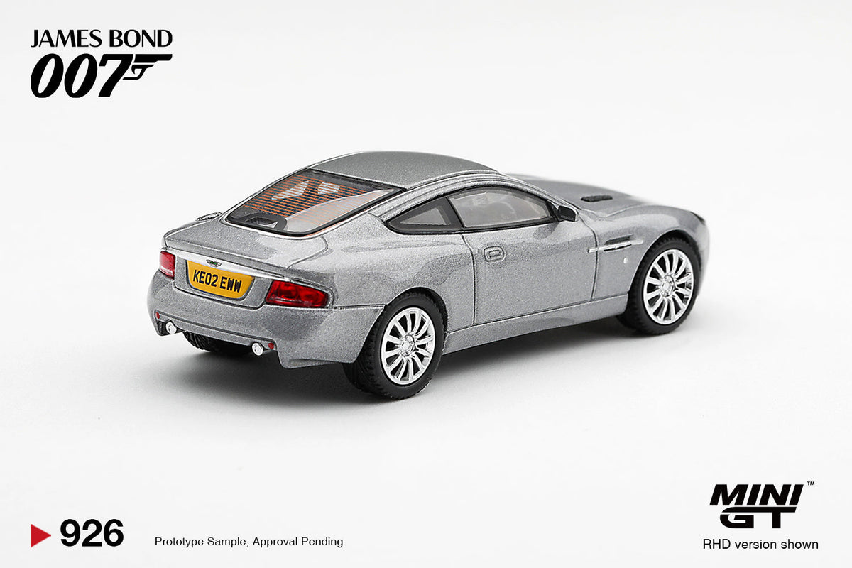 [PRE-ORDER] Mini GT - Aston Martin V12 Vanquish "Die Another Day" James Bond 007 movie 2002 - Scala 1/64 MGT00926-007TC Traditional Chinese Blister