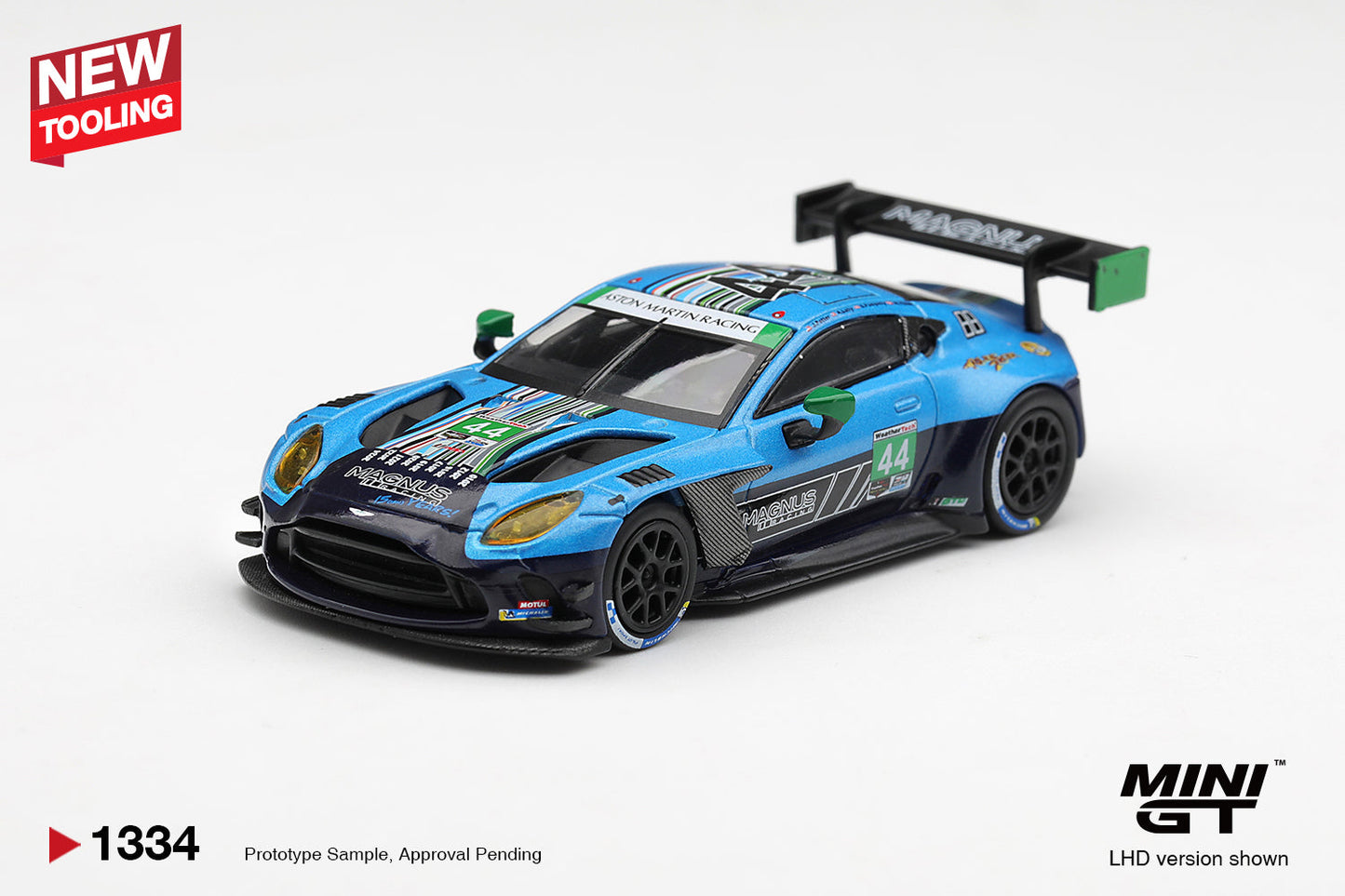 [PRE-ORDER] Mini GT - Aston Martin Vantage GT3 Evo #44 Magnus Racing 2025 IMSA Daytona 24 Hrs - Scala 1/64 MGT01334-L
