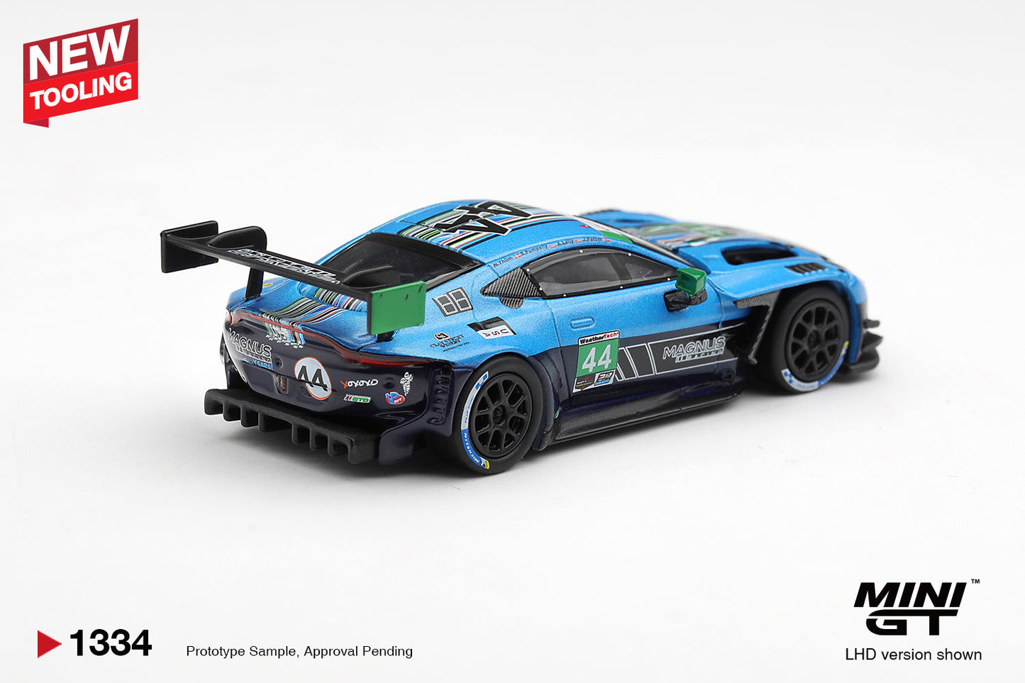 [PRE-ORDER] Mini GT - Aston Martin Vantage GT3 Evo #44 Magnus Racing 2025 IMSA Daytona 24 Hrs - Scala 1/64 MGT01334-L