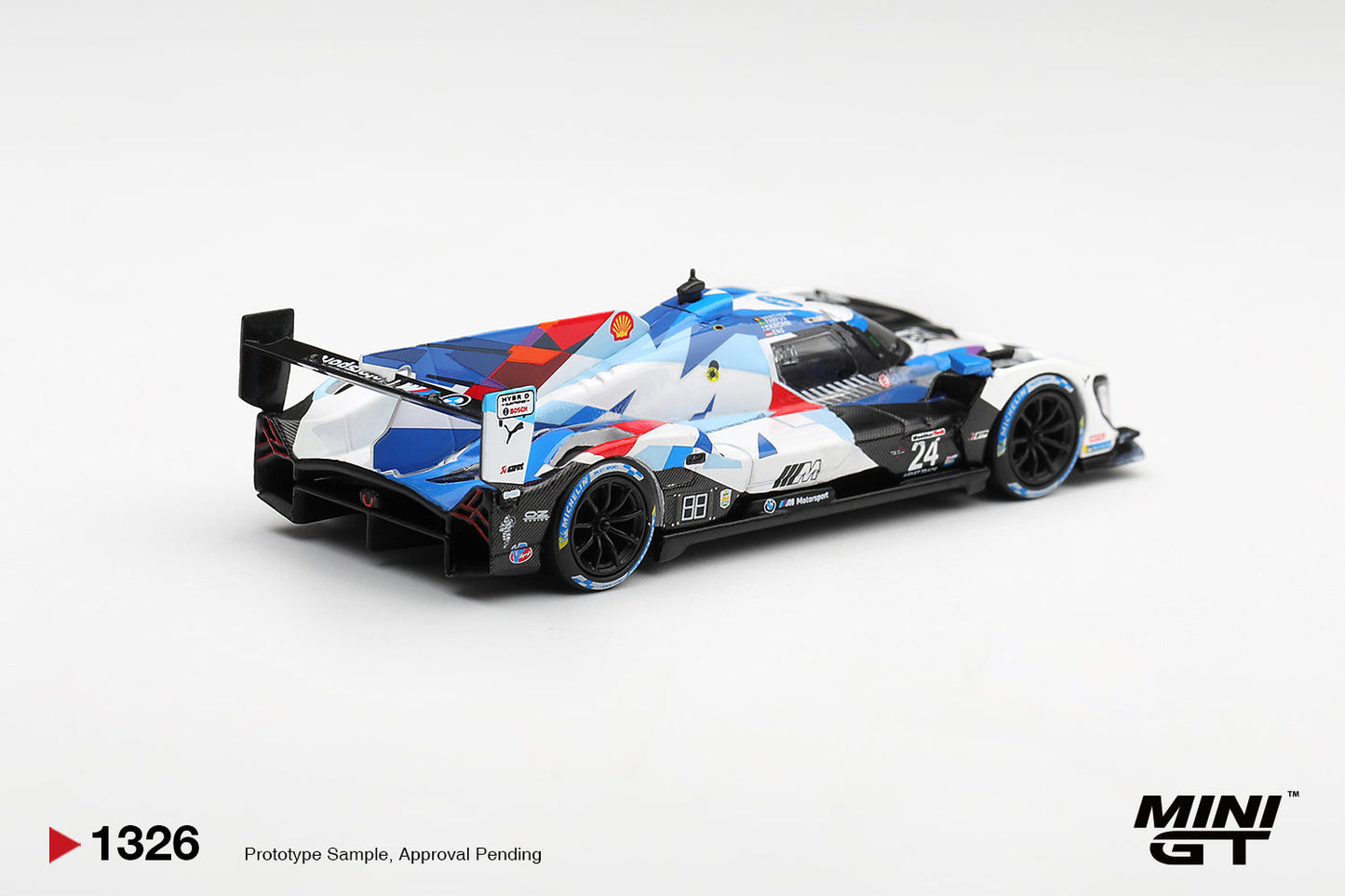 [PRE-ORDER] Mini GT - BMW M Hybrid V8 GTP #24 BMW M Team RLL 2024 IMSA Daytona 24 Hrs - 1/64 Scale MGT01326-L