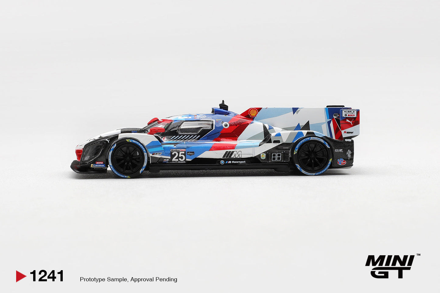 [PRE-ORDER] Mini GT - BMW M Hybrid V8 GTP #25 BMW M Team RLL 2024 IMSA Daytona 24 Hrs - 1/64 Scale MGT01241-L