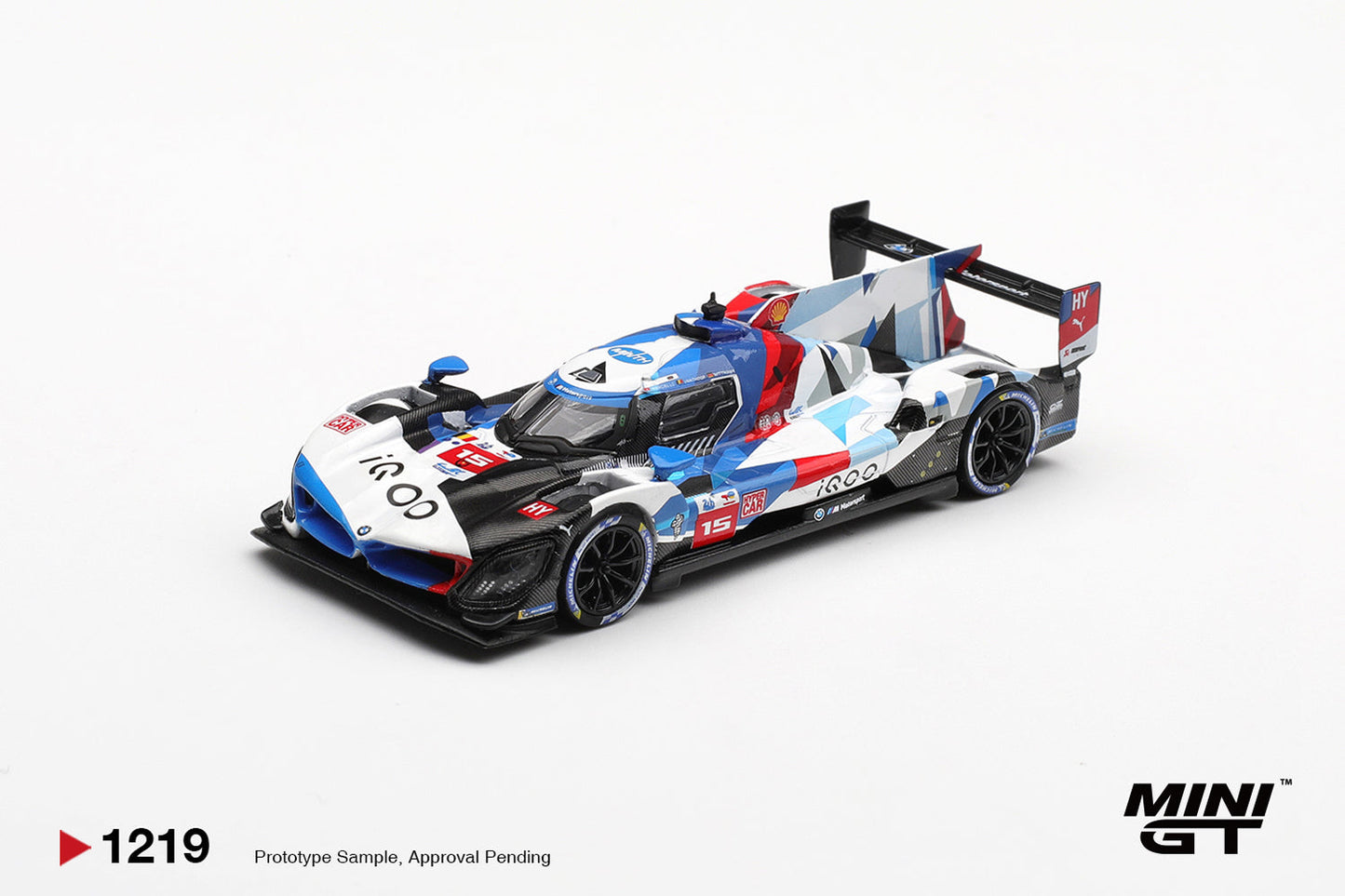 [PRE-ORDER] - Mini GT - BMW M Hybrid V8 Hypercar #15 BMW M TEAM WRT 2025 Le Mans 24 Hrs - Scala 1/64 MGT01219-L