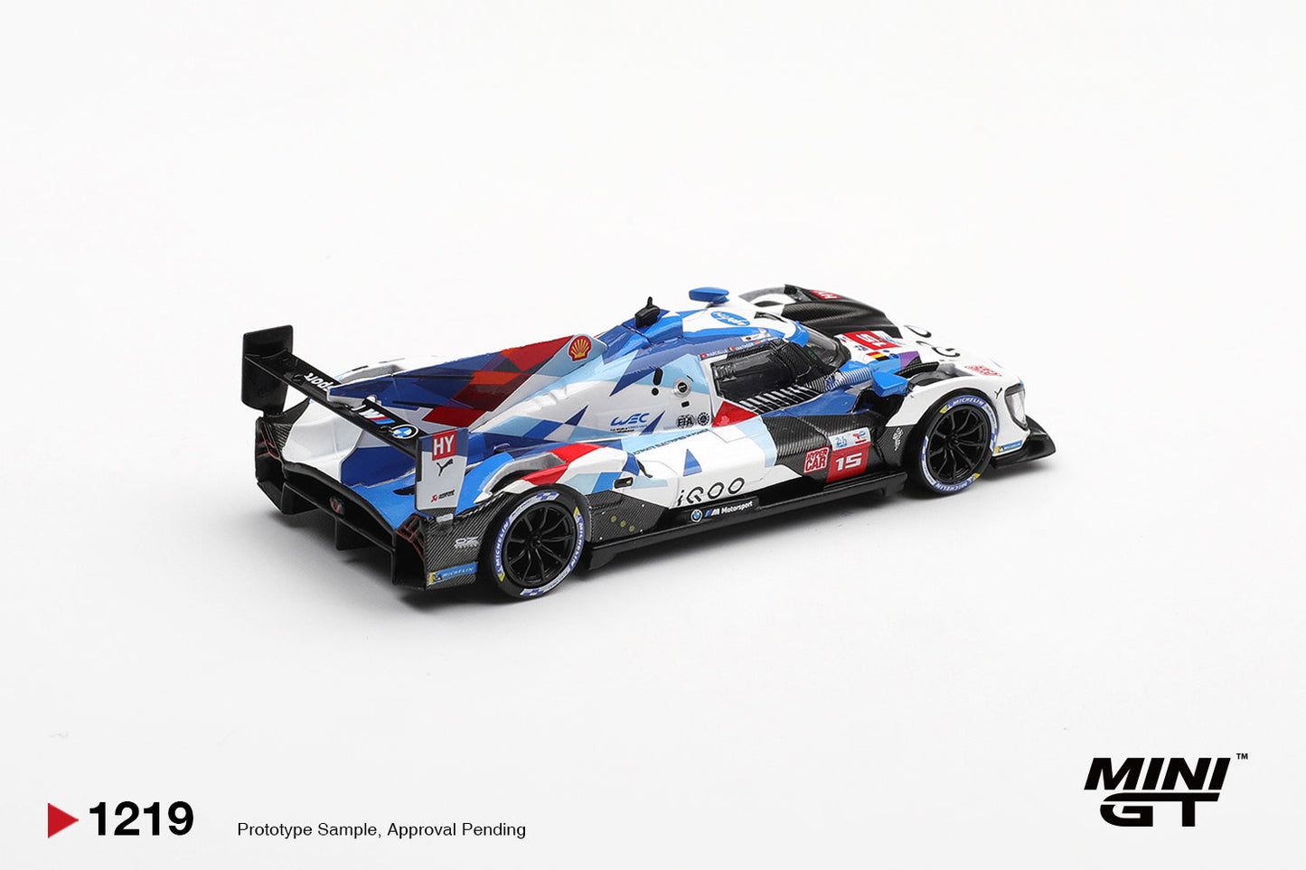 [PRE-ORDER] - Mini GT - BMW M Hybrid V8 Hypercar #15 BMW M TEAM WRT 2025 Le Mans 24 Hrs - Scala 1/64 MGT01219-L