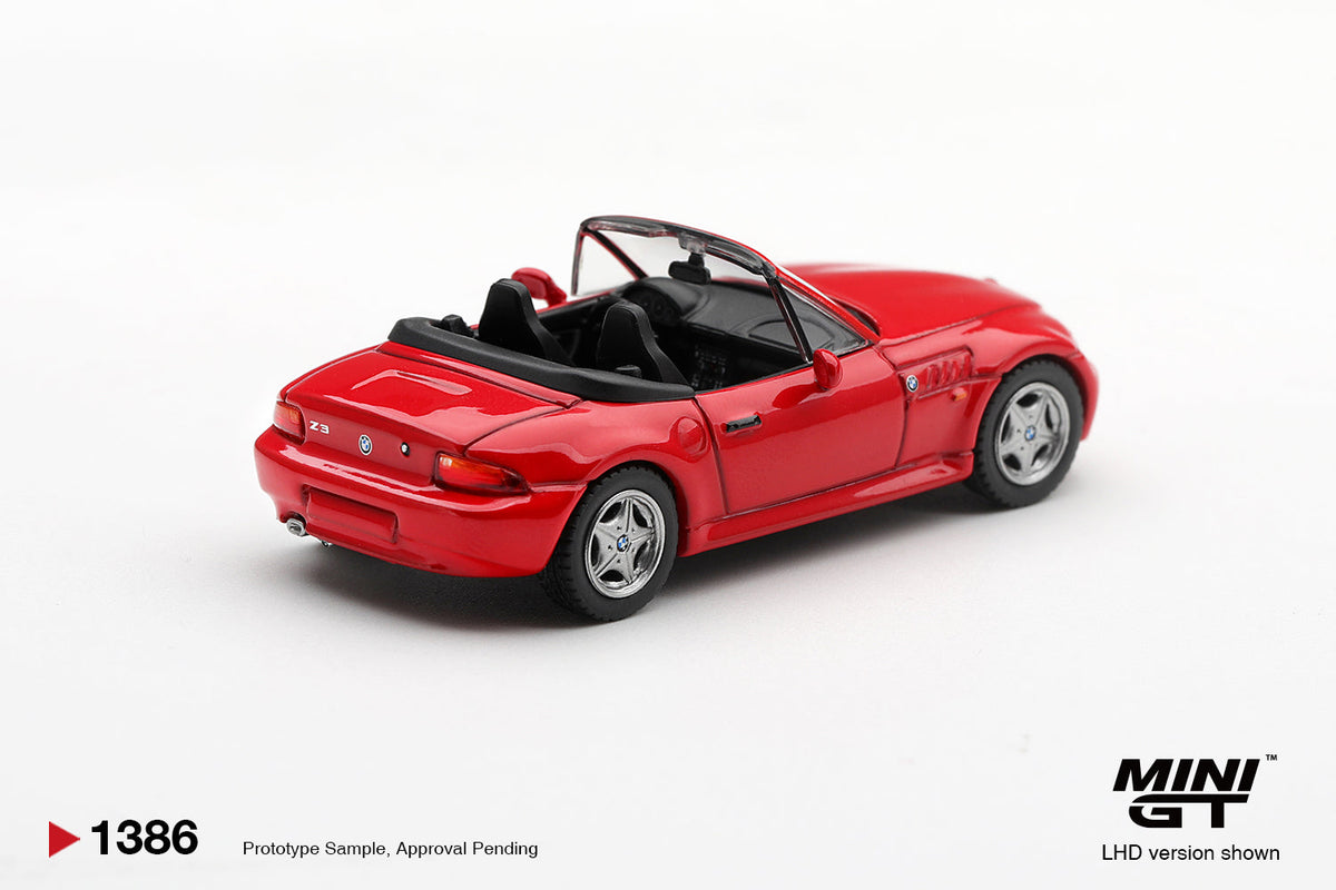 [PRÉCOMMANDE] Mini GT - BMW Z3 2.8i Hellrot 1998 - Échelle 1/64 MGT01386-L