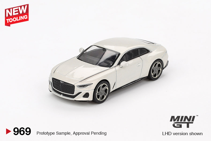 Mini GT - Bentley Batur Bonneville Pearl 2022 - Scala 1/64 - Scala 1-64 MGT00969-BL Blister Packaging