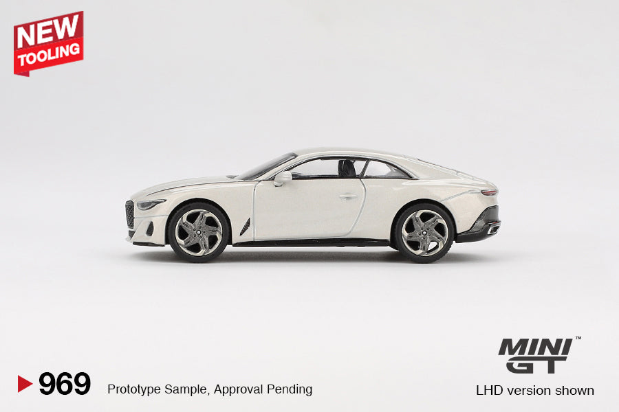 Mini GT - Bentley Batur Bonneville Pearl 2022 - Scala 1/64 - Scala 1-64 MGT00969-BL Blister Packaging