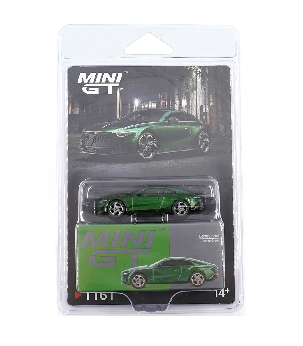 Mini GT - Bentley Batur Scarab Green 2023 - Scala 1/64 MGT01161-BL Blister Packaging