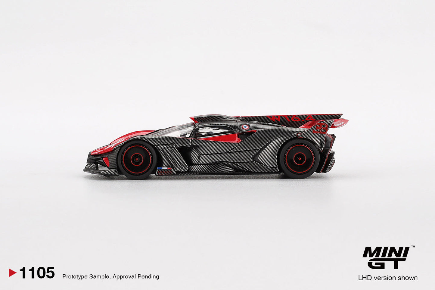 Mini GT - Bugatti Bolide Red Ultimate 2026 - Scala 1/64 MGT01105-BL Blister Packaging