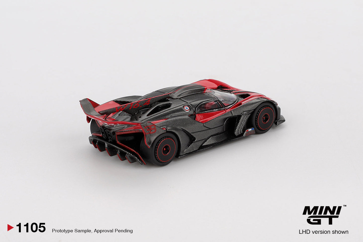 Mini GT - Bugatti Bolide Red Ultimate 2026 - Scala 1/64 MGT01105-BL Blister Packaging