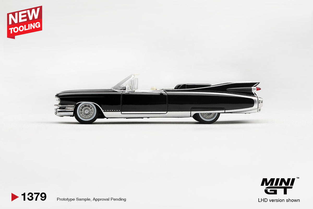 [PRE-ORDER] Mini GT - Cadillac Eldoradi Biarritz Black 1959- 1/64 Scale MGT01379-L