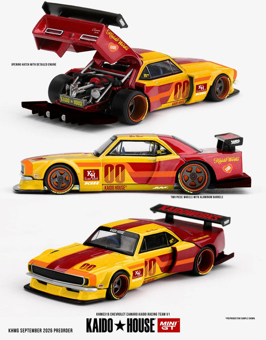 [PRÉCOMMANDE] Mini GT - Chevrolet Camaro Kaido Racing Team V1 1979 - Kaido House - Échelle 1/64 KHMG319