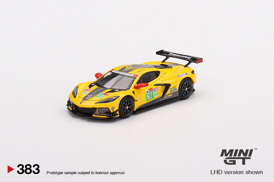 Mini GT - Chevrolet Corvette C8.R #63 2021 Le Mans 24 Hrs GTE PRO 2nd Place - Scala 1/64 MGT00383-L
