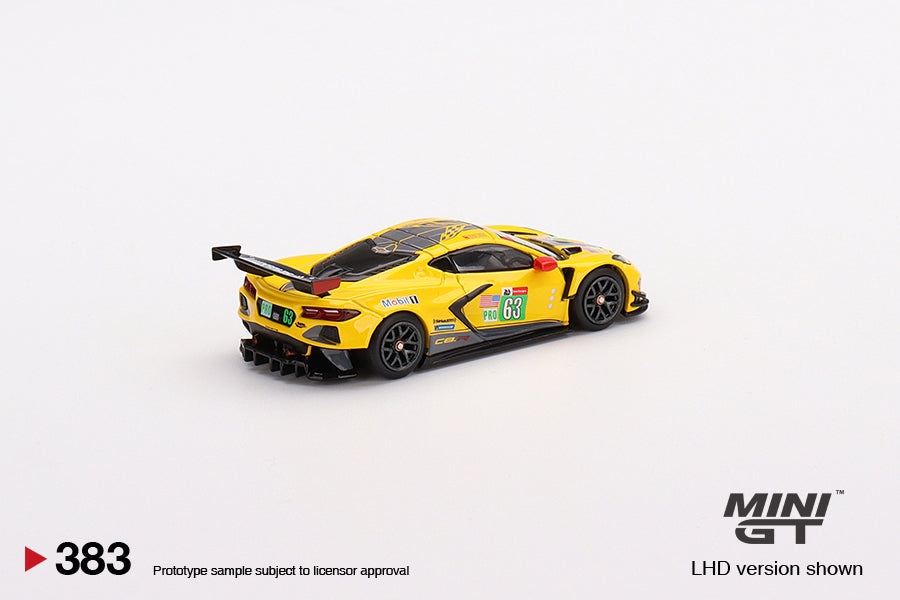 Mini GT - Chevrolet Corvette C8.R #63 2021 Le Mans 24 Hrs GTE PRO 2nd Place - Scala 1/64 MGT00383-L