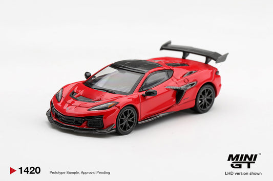 [PRE-ORDER] Mini GT - Chevrolet Corvette ZR1 Torch Red - 1/64 Scale MGT01420-L