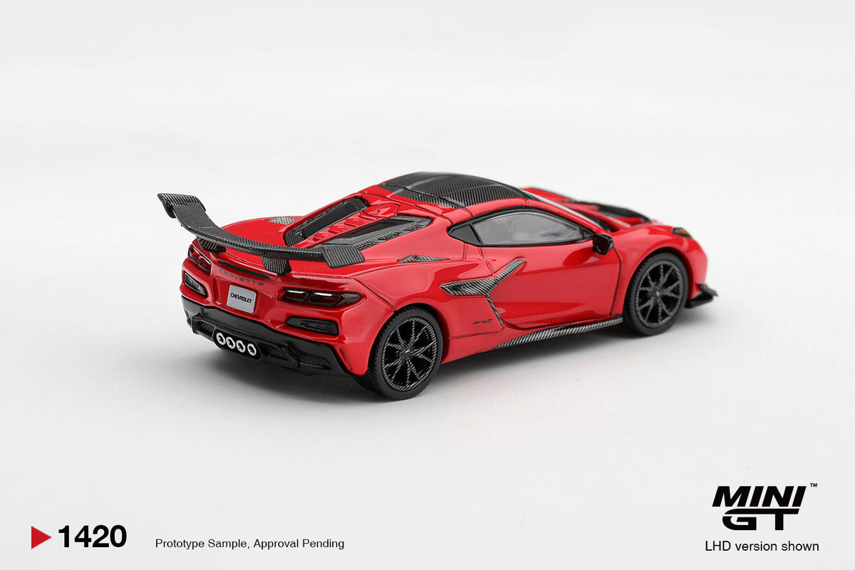 [PRE-ORDER] Mini GT - Chevrolet Corvette ZR1 Torch Red - 1/64 Scale MGT01420-L