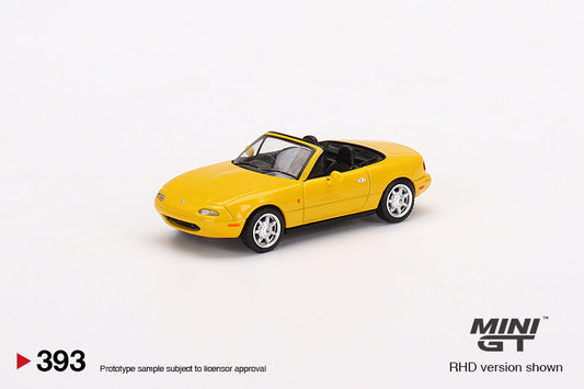 Mini GT - Eunos Roadster Sunburst Yellow - Scala 1/64 MGT00393-R
