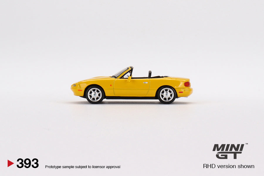 Mini GT - Eunos Roadster Sunburst Yellow - Scala 1/64 MGT00393-R