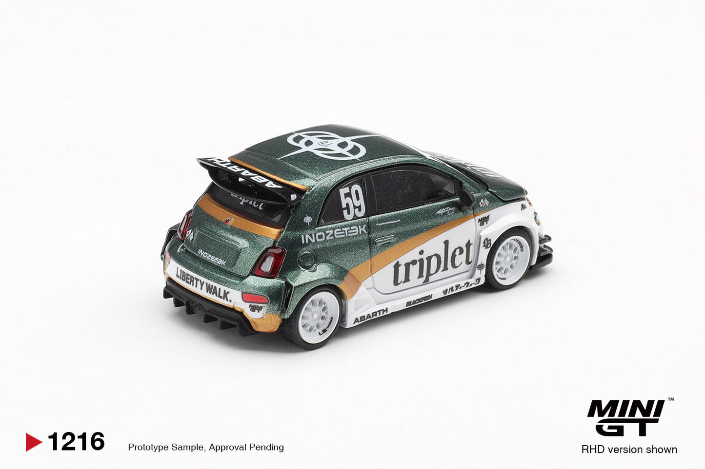 [PRÉCOMMANDE] - Mini GT - Fiat 595 Abarth LB-Works TY Edition 2026 - Échelle 1/64 MGT01216-R