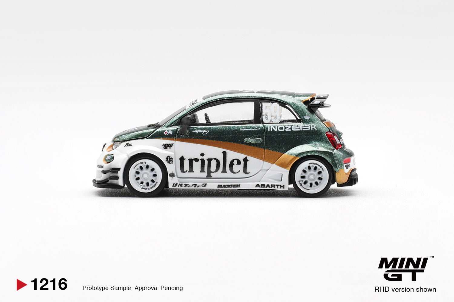 Mini GT - Fiat 595 Abarth LB-WORKS TY Edition 2026 - 1/64 Scale