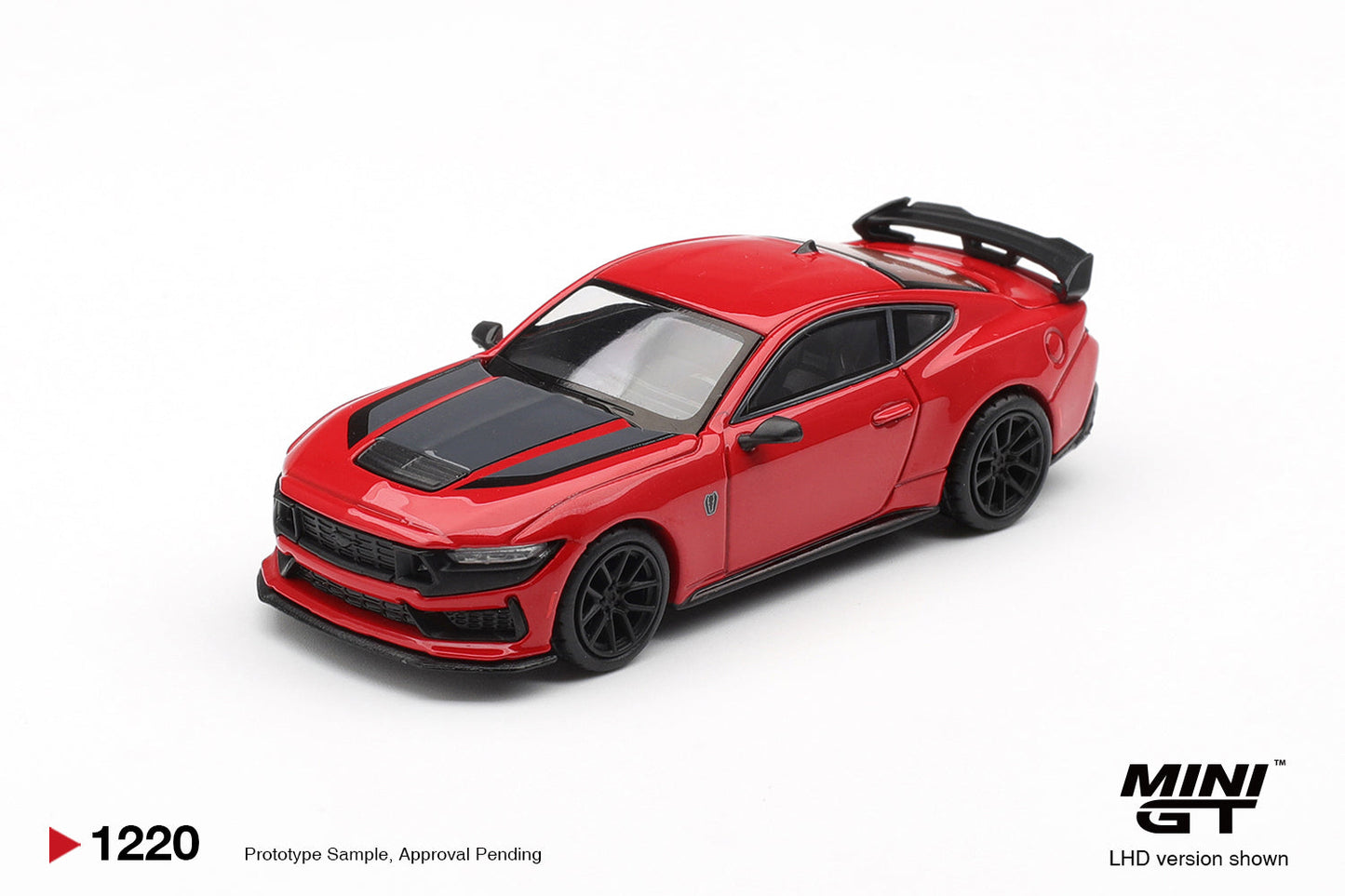 [PRÉCOMMANDE] - Mini GT - Ford Mustang Dark HoRSe Race Red 2025 - Échelle 1/64 MGT01220-L