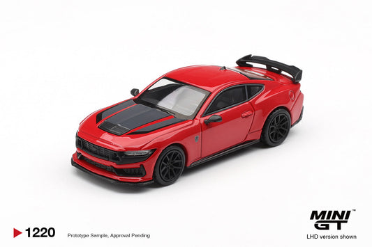 [PRE-ORDER] - Mini GT - Ford Mustang Dark Horse Race Red 2025 - Scala 1/64 MGT01220-L