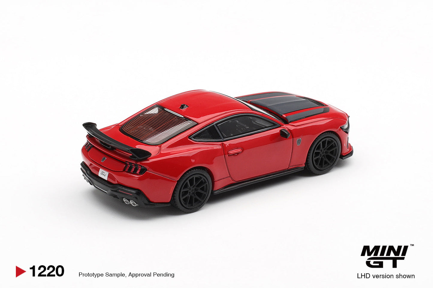 [PRÉCOMMANDE] - Mini GT - Ford Mustang Dark HoRSe Race Red 2025 - Échelle 1/64 MGT01220-L