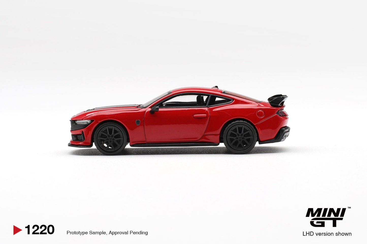 [PRÉCOMMANDE] - Mini GT - Ford Mustang Dark HoRSe Race Red 2025 - Échelle 1/64 MGT01220-L