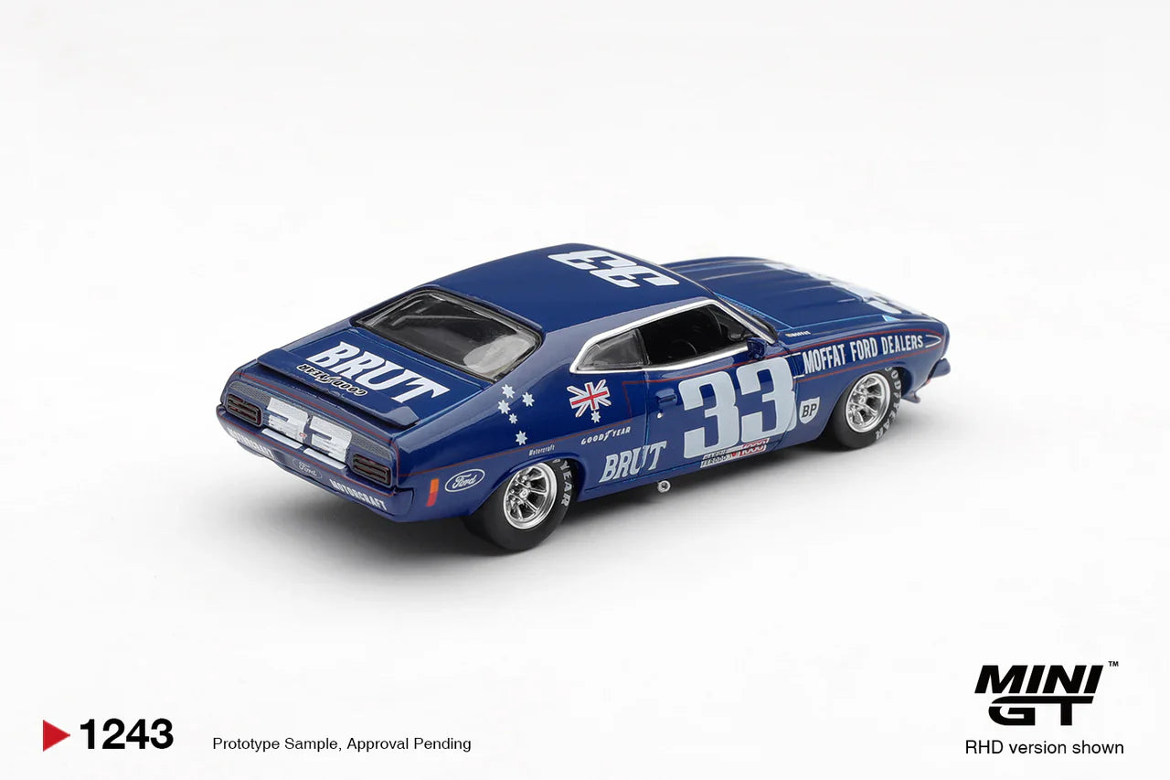 [PRÉCOMMANDE] Mini GT - Ford XB Falcon GT - n° 33 Allan Moffat / Dieter Glemser - 1974 Bathurst 1000 - Échelle 1/64 MGT01243-R