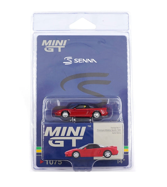Mini GT - Honda NS-X Prototype Midship Sports 1989 Ayrton Senna - Scala 1/64 MGT01075-BL Blister Packaging