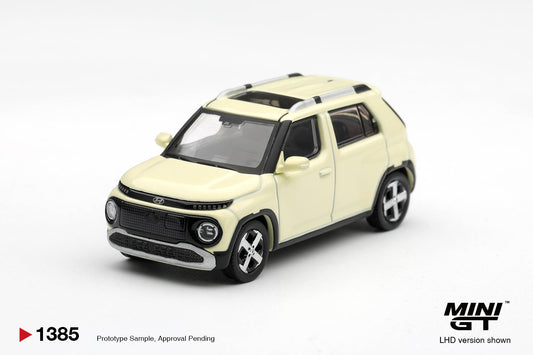 [PRE-ORDER] Mini GT - Hyundai Casper Butter Cream Yellow Pearl - 1/64 Scale MGT01385-L