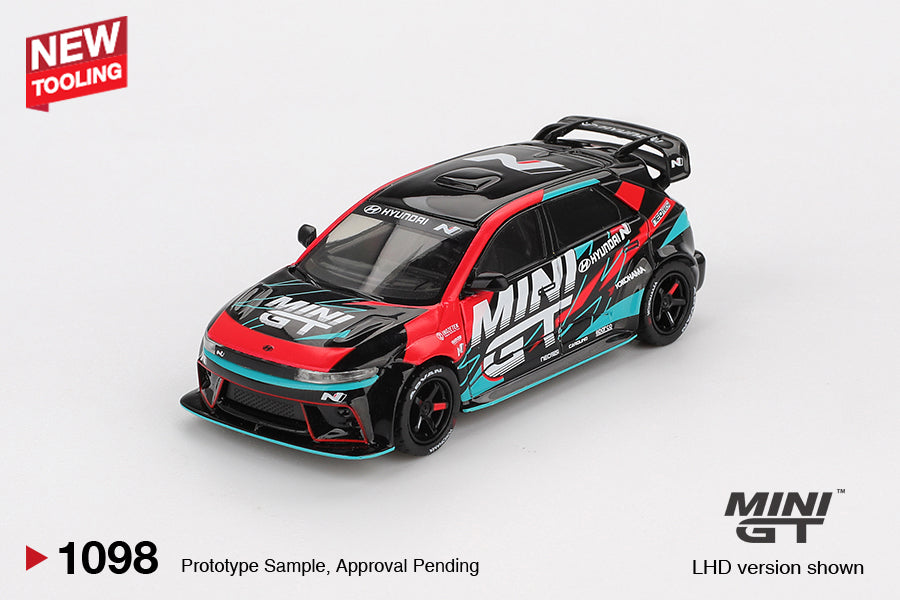 Mini GT - Hyundai Ioniq 5N MINI GT RS-01T 2025 Tokyo Auto Salon - Scala 1/64 MGT01098-BL Blister Packaging