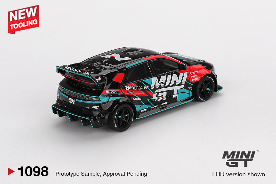 Mini GT - Hyundai Ioniq 5N MINI GT RS-01T 2025 Tokyo Auto Salon - Scala 1/64 MGT01098-BL Blister Packaging