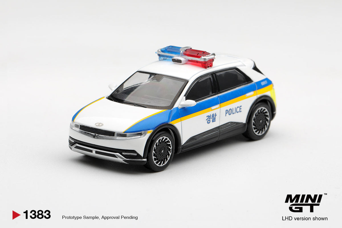 [PRE-ORDER] Mini GT - Hyundai Ioniq 5 Police Car - Scala 1/64 MGT01383-L