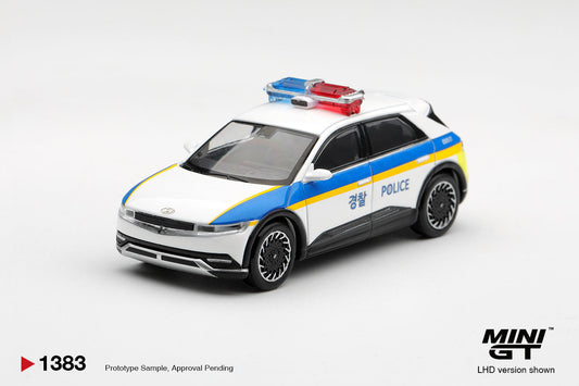 Mini GT - Hyundai Ioniq 5 Police Car - Échelle 1/64 MGT01383-L