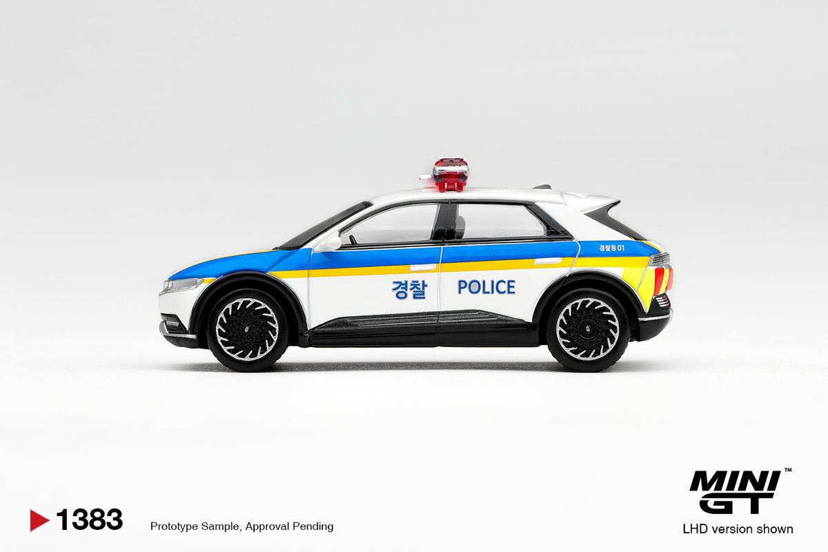 [PRE-ORDER] Mini GT - Hyundai Ioniq 5 Police Car - Scala 1/64 MGT01383-L